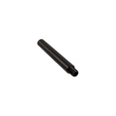 TUBO REDONDO COLOR NEGRO MATE P/CAVA 15MM. DIA. X 113MM.