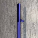 MANILLÓN TIPO H  MOLETEADO - AZUL - LONGITUD 50&quot; - MODULAR - ACERO INOXIDABLE 304 - MOD. L22 (SET)