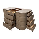 ARMARIO ISLA MDF/CUERO 1500*800*850MM