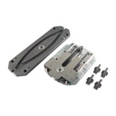 BASE GIRATORIA INFERIOR/SUPERIOR A 180° PLATA JAKO (80KG) MOD.BG002D