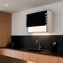 GABINETE PARA COCINA COLOR NEGRO CON SENSOR TACTIL