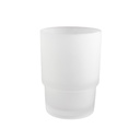 PORTAVASOS DOBLE PARA BAÑO DE ACERO INOXIDABLE - MOD. VAS202