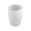 PORTAVASOS DOBLE PARA BAÑO DE ACERO INOXIDABLE - MOD. VAS202