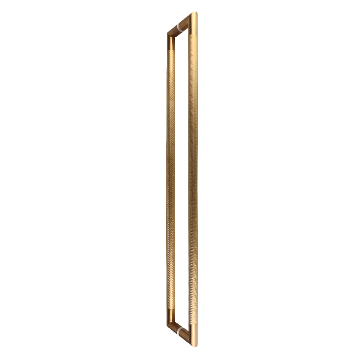 MANILLON L32 MOLETEADO (D32x1110mm) INOX COBRE SET