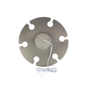 SOPORTE CIRCULAR GIRATORIO P/COPAS DE VIDRIO (80X260mm) COD.VAC-5028