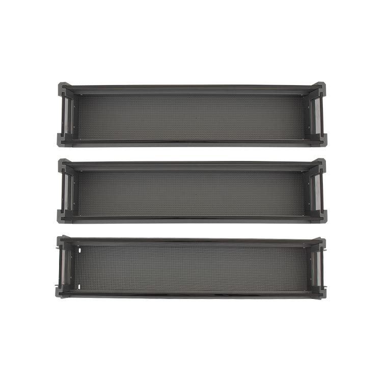 ORGANIZADOR DE COCINA LAZY SUSAN ALUMINIO GRIS C/TAPETE ANTIDESLIZANTE (3 CANASTILLAS)