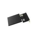 BISAGRA NEGRA DE CIERRE SUAVE PARA ARMARIO MOD.9020 INOX PAR