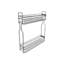 EXTRAIBLE DE COCINA DE ACERO GRIS OBSCURO (2 CANASTILLAS)