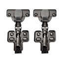 BISAGRA BIDIMENSIONAL 35mm CIERRE SUAVE NÍQUEL (PAR) MOD. 610-LCL