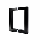 KIT PARA BAÑO MINIMALISTA PARA CRISTAL DE 12MM ( 1 CANAL U JK00498 2.49MT, 1 CANAL U JK004144 3.66MT,  1 MANILLON L 176)