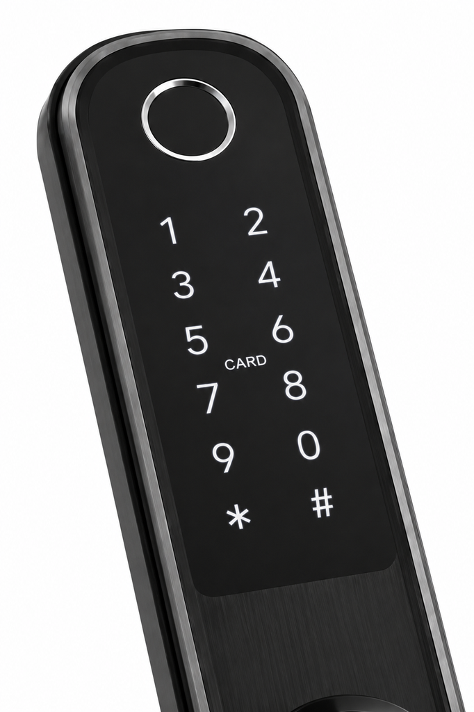 CERRADURA DIGITAL CON BLUETOOTH, HUELLA DIGITAL CON MECANISMO - MOD. JKBT31