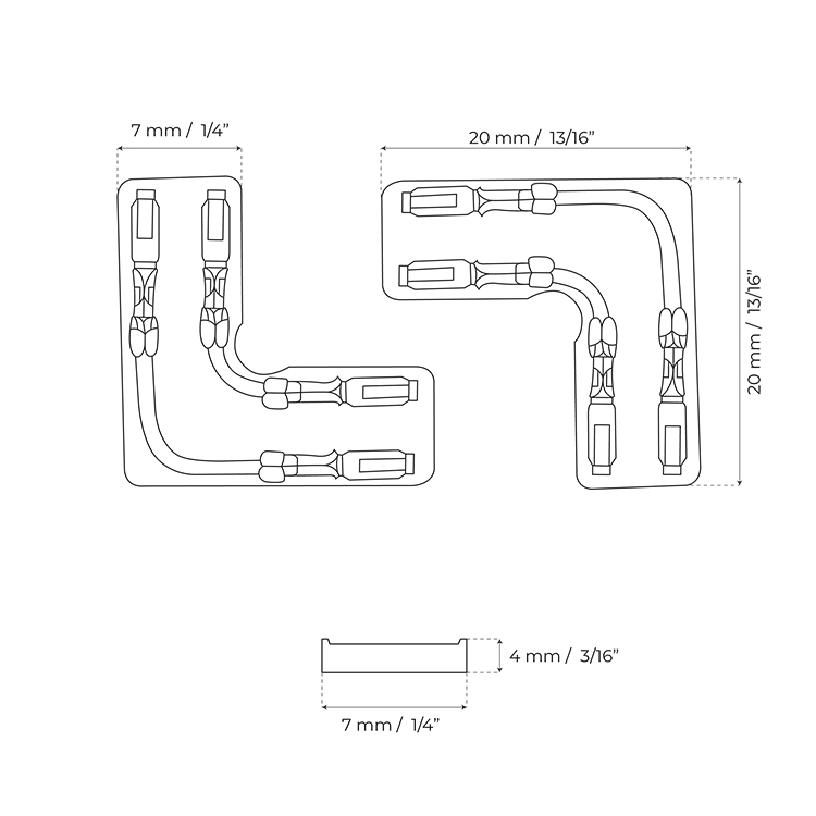 CONECTOR PARA LUZ LED - MOD. LJ06055