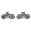 SISTEMA TELESCOPICO P/3 PUERTAS PERFIL ALUMINIO (820-1200MM) + 3 RIELES DE ALUMINIO + 1 ACC