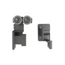 SISTEMA TELESCOPICO P/3 PUERTAS PERFIL ALUMINIO (820-1200MM) + 3 RIELES DE ALUMINIO + 1 ACC