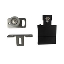 SISTEMA TELESCOPICO P/3 PUERTAS PERFIL ALUMINIO (820-1200MM) + 3 RIELES DE ALUMINIO + 1 ACC