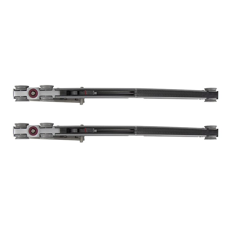 SISTEMA TELESCOPICO P/4 PUERTAS PERFIL ALUMINIO 820-1200MM + 4 RIELES DE ALUMINIO + 1 ACC
