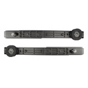 SISTEMA TELESCOPICO P/4 PUERTAS PERFIL ALUMINIO 820-1200MM + 4 RIELES DE ALUMINIO + 1 ACC