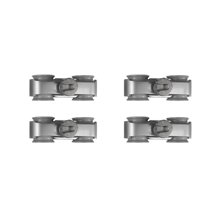 SISTEMA TELESCOPICO P/4 PUERTAS PERFIL ALUMINIO 820-1200MM + 4 RIELES DE ALUMINIO + 1 ACC