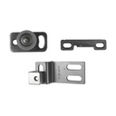 SISTEMA TELESCOPICO P/4 PUERTAS PERFIL ALUMINIO 820-1200MM + 4 RIELES DE ALUMINIO + 1 ACC