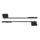 SISTEMA TELESCOPICO P/4 PUERTAS PERFIL ALUMINIO 820-1200MM + 4 RIELES DE ALUMINIO + 1 ACC