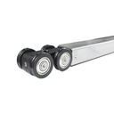 SISTEMA DESLIZABLE PPUERTA CORREDIZA (2.4 MTS) MECANISMO CIERRE SUAVE (80 KG. MAX)