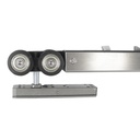 SISTEMA DESLIZABLE PPUERTA CORREDIZA (2.4 MTS) MECANISMO CIERRE SUAVE (80 KG. MAX)