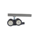 SISTEMA DESLIZABLE PPUERTA CORREDIZA (2.4 MTS) MECANISMO CIERRE SUAVE (80 KG. MAX)