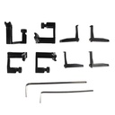 SISTEMA DESLIZABLE P/3 PUERTAS DE ALUMINIO CORREDIZAS (500MM) - MOD. MOV-930C3