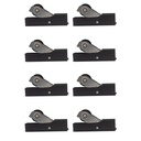 SISTEMA DESLIZABLE P/4 PUERTAS DE ALUMINIO CORREDIZAS (500MM) DOBLE CIERRE SUAVE - MOD. MOV-930C4