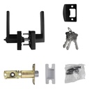 CERRADURA LISABON HEAVY DUTY NEGRO ENTR/REC - MOD. 2586ET