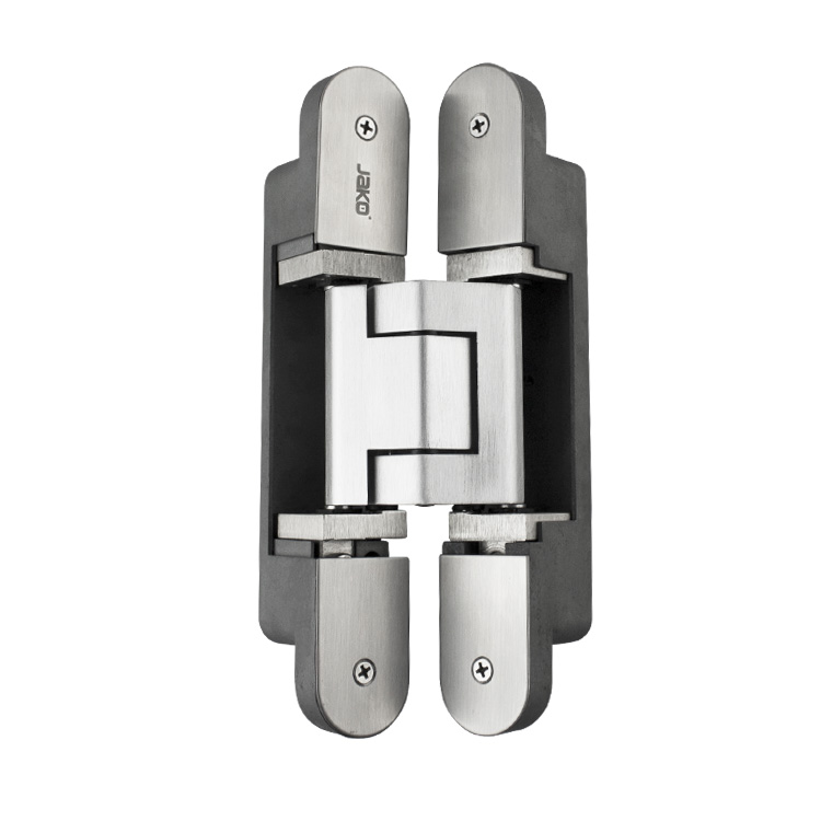 BISAGRA INVISIBLE 200MM 3D JAKO PIEZA ACERO INOX (120KG X 2PZ) - MOD. WBC200