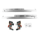 CORREDERA CIERRE SUAVE 6D 45 MM C/CARGA 40Kg - MOD. TS01