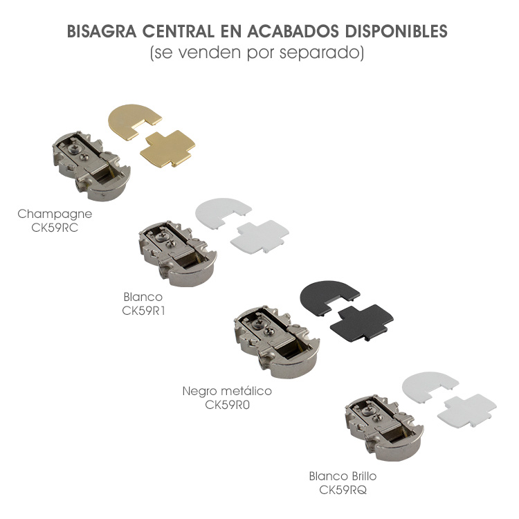 BISAGRA PACTA SALICE PARA PUERTAS ABATIBLES (PAR)