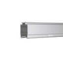 RIEL U-21 ALUMINIO PORTA CENEFA