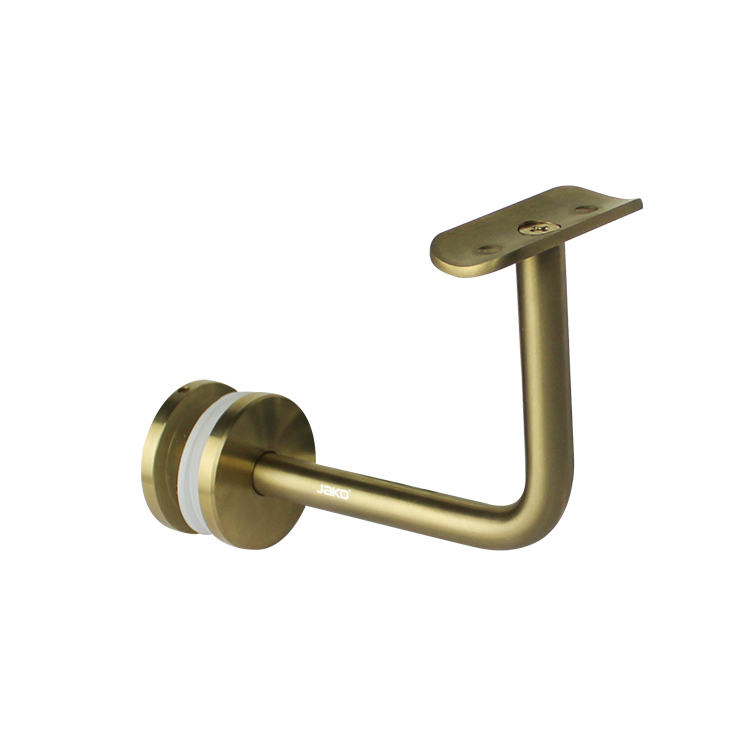 SOPORTE MONTADO EN CRISTAL PARA TUBO (38MM) - ACERO INOXIDABLE 316 - MOD. JPG020