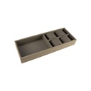 CAJA DIVISORA(MDF/CUERO)150*390*50MM