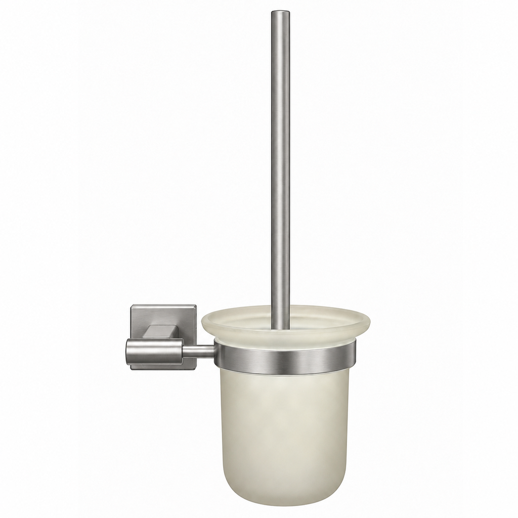 CEPILLO PARA BAÑO DE ACERO INOXIDABLE SATINADO - MOD. CEP205