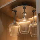 SOPORTE CIRCULAR GIRATORIO P/COPAS DE VIDRIO (80X260mm) COD.VAC-5028