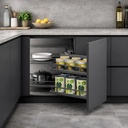 EXTRAIBLE ESQUINERO MAGIC CORNER (ACERO+MDF) (900-1000MM) - MOD. OCB5117