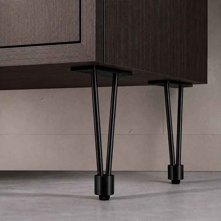 PATA EN FORMA V DE ALUMINIO - MOD. G109
