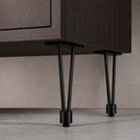 PATA EN FORMA V DE ALUMINIO - MOD. G109