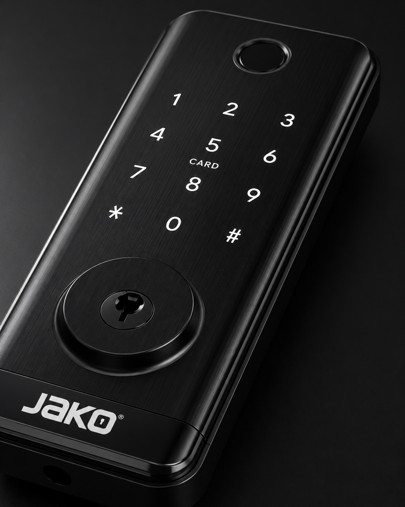 CERROJO DIGITAL CON BLUETOOTH, BIOMETRICO CON PESTILLO 60/70MM (IZQ/DER) - MOD. JKBT