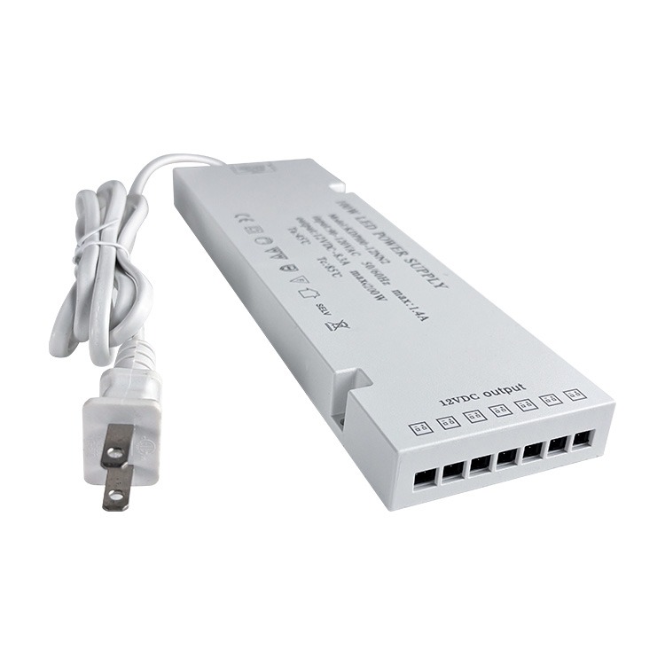 FUENTE DE ALIMENTACIÓN GRIS CON ADAPTADOR-DC 12V-200W - MOD. FL