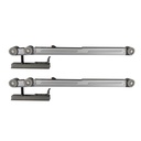 SISTEMA TELESCOPICO P/4 PUERTAS PERFIL ALUMINIO 820-1200MM + 4 RIELES DE ALUMINIO + 1 ACC