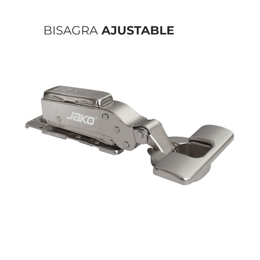 BISAGRA BIDIMENSIONAL AJUSTABLE 35mm CIERRE SUAVE NÍQUEL (PAR) MOD. 610-ADJUSTABLE